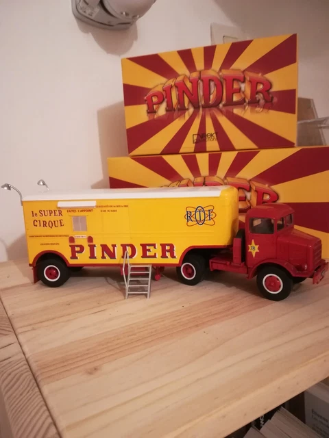 Remorque Cirque Pinder 1/43 – Direkt Collection C07, Métal Et Plastique