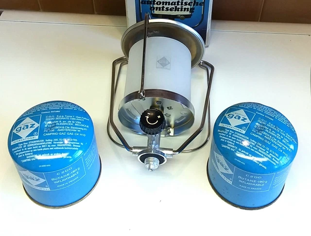 CAMPING GAZ - LUMOGAZ R LANTERN - PLUS 2 Canisters C200 Butane - 190g £20.00 - PicClick UK