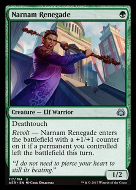 Narnam Renegade ~ Ätherrevolte [ausgezeichnet] [Magic MTG]