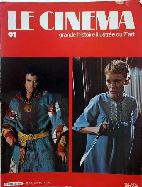 LE CINÉMA N°91 1983 Le cinéma de la terreur Robert Aldrich Roman
