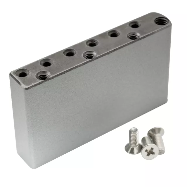 Musiclily Ultra 40mm Steel Tremolo Block For 52.5mm Bridge Squier 2-Point Guitar