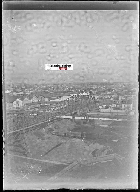Plaque verre photo négatif noir & blanc 9x14 cm, Fuenterrabia, Casino