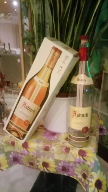 "Lagerräumungsverkauf" Asbach Uralt Flasche 3 Liter leer mit Karton und Korken 