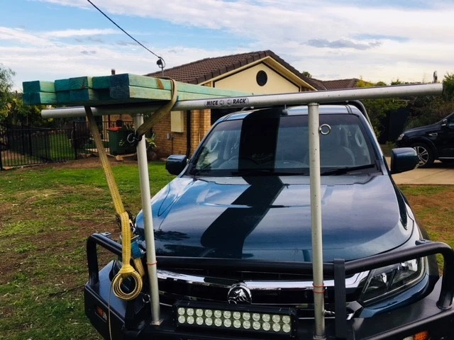 NICE RACK UNIVERSAL front/rear ladder rack, DIY, Bolt on!! Removable ...