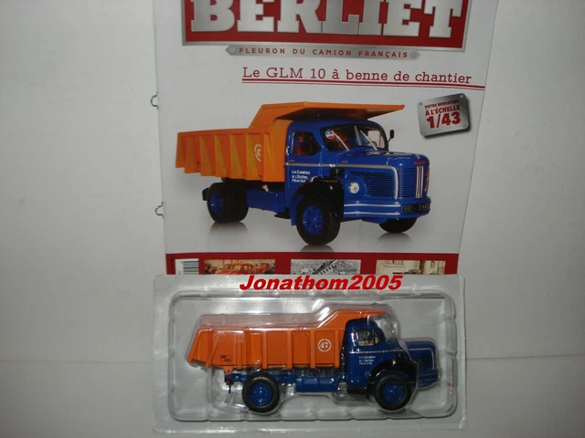Colección Berliet N° 1 - GLM 10 Camión De Carga Marrel 1953 al 1/43