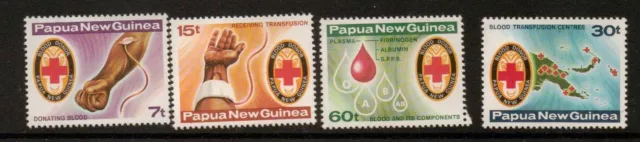 Papua New Guinea Sg393/6 1980 Red Cross Mnh