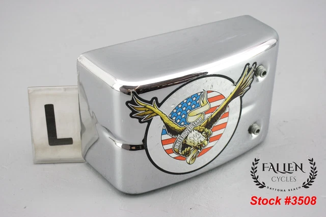 2005 Harley Dyna Chrome Left Side Electric Panel Cover 66333-04 #3508