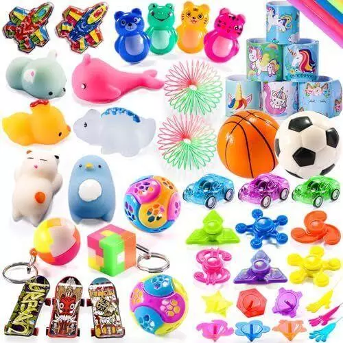 57pcs Prizes for Kids Bulk Toys Goodie Bags for Birthday Party Favor