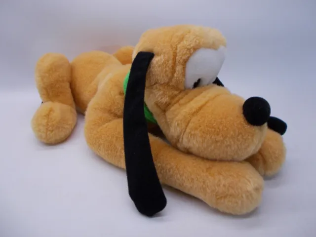 Vintage Disney Pluto Plush Toy Stuffed Animal Walt Disney World 12"