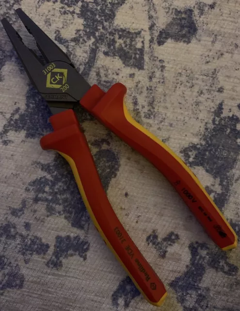 Ck Redline 1000V Insualted Vde Electrcians Pliers & Cutters