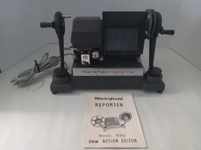 Piezas o reparación vintage Mansfield Reporter modelo 650 de 8 mm