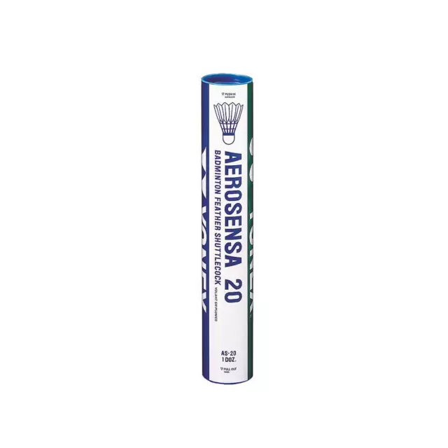 Yonex Badminton Aerosensa 20 Shuttlecocks - Tube of 12