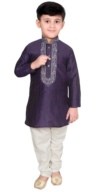 Pigiama ragazzo misto seta Kurta Shalwar Kameez Eid abiti festivi Sherwani 968