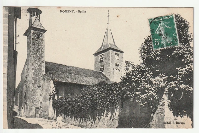 NOMENY - Meurthe & Moselle - CPA 54 - Carte postale Ancienne - rue de l' Eglise