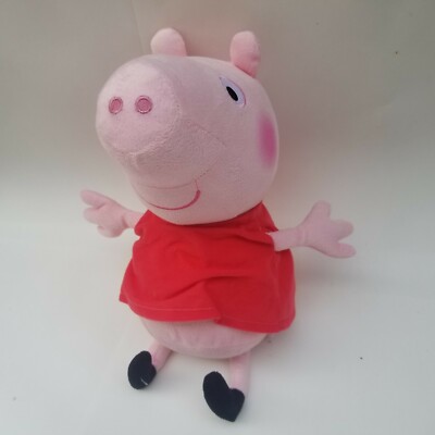 large stuffed peppa pig