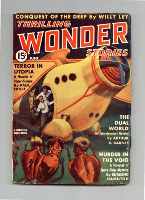 Thrilling Wonder Stories Pulp Jun 1938 Vol. 11 #3 VG 4.0