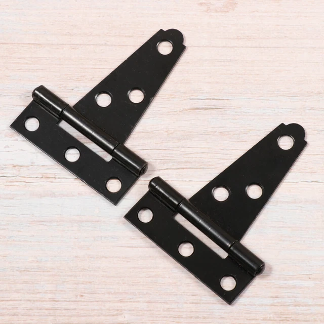 2 PEZZI 2 pollici forma a T inox ferro luce duty capannone cerniera cintura cerniera
