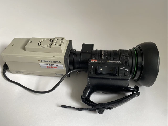 Sistema fotografico Panasonic AW-E800AE con obiettivo Canon CCD 13x J13x9B4 IRS ii-A SX12