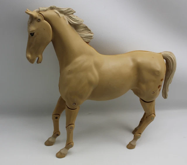 VINTAGE MARX TAN Nodding Head Articulating Joints Horse 45.00 PicClick