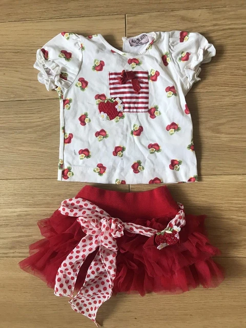 Abito/set originale Monnalisa da ragazza. Età 6 mesi ottime condizioni