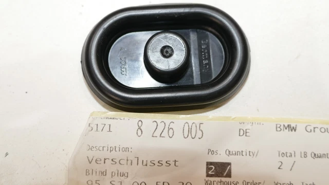 Genuine BMW 20 Mm Hole Blanking Blind Plug Grommet Cover Cap – 41007140848