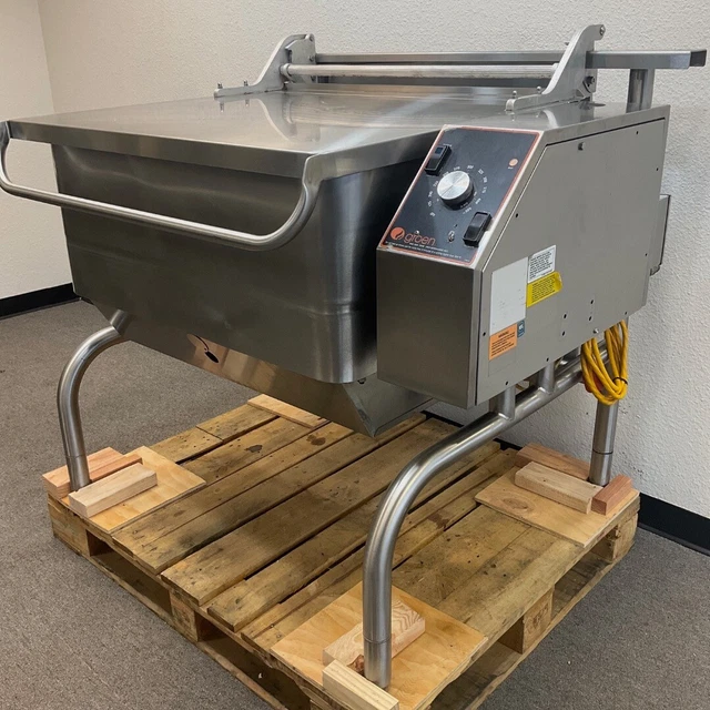 2015 Groen 40 Gallon Gas Auto Tilt Skillet BPP-40G New Tilt from School