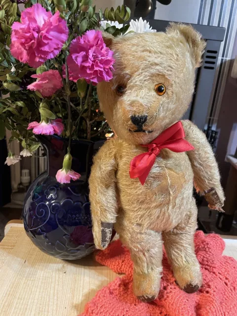 Old Antique Vintage Loved teddy bear