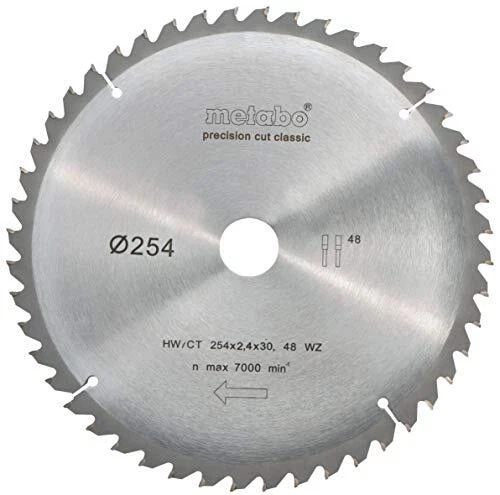 Lame de scie circulaire HW/CT 254 x 30 x 24/18Gris