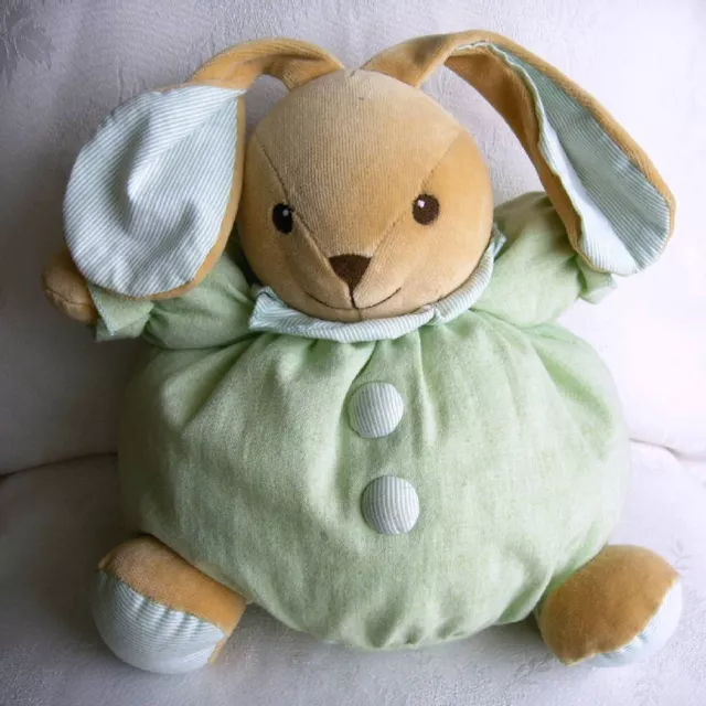 Doudou Lapin Nounours - Vert Marron