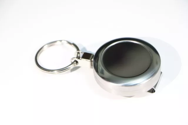 Retractable Heavy Duty Id Badge  Key Holder  With Key Ring Gift For Him Or Her 2