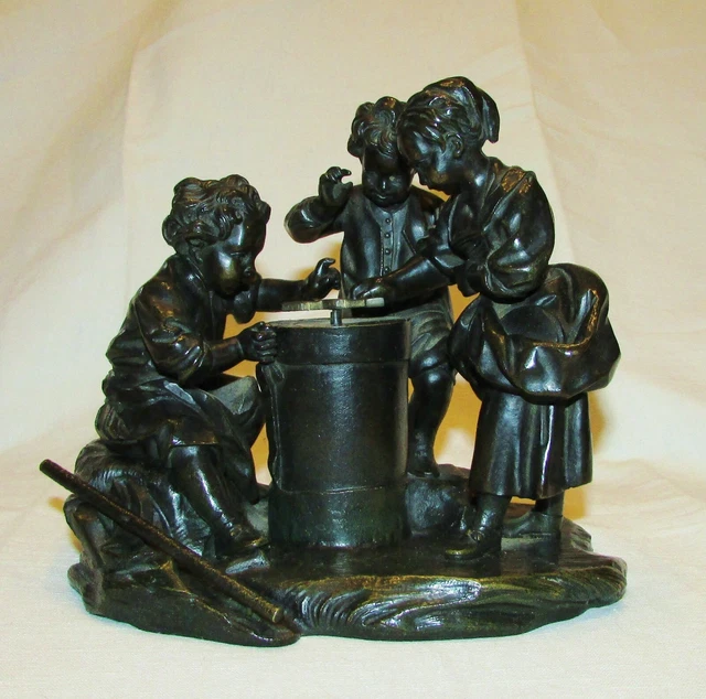 Putti enfants en paire - sculpture en bronze - The Ancient Home France