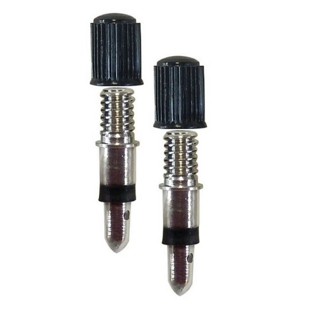 2 X Valve de Bicyclette Dunlop Express Leichtpumpventile Bouchon Anti-poussière