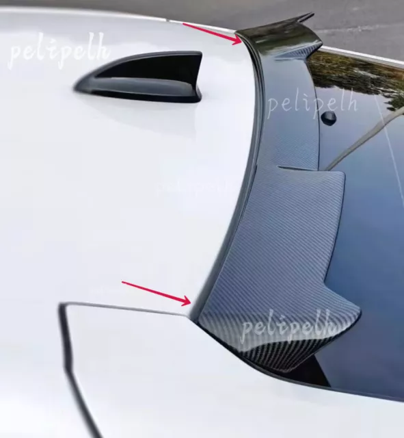 ABS CARBON FIBRE Rear Roof Spoiler Wing for Honda Civic Hatchback 2022