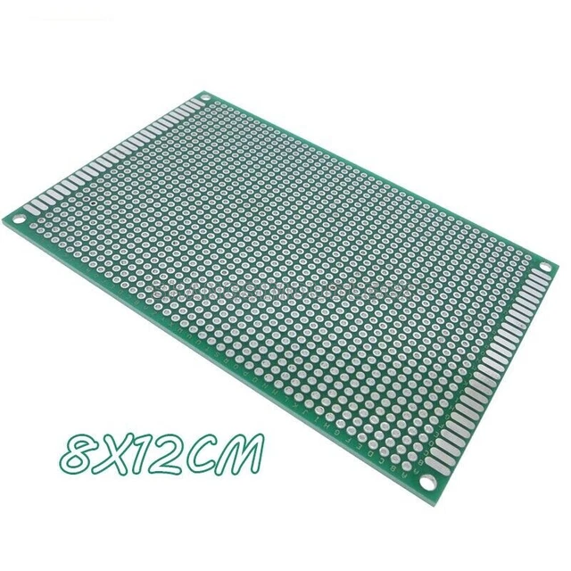 5PCS 2x8 Cm 20mmx80mm FR4 Double Side Prototype PCB Tinned - Foto 3