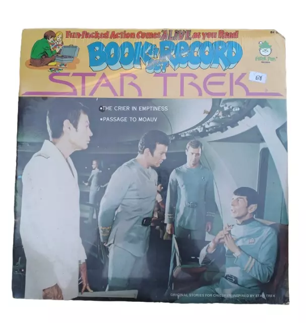 LP Vinyl - 1979 STAR TREK Book & Record Set: The Crier in Emptiness - New Sealed