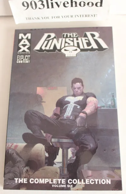 Marvel Punisher Max Complete Collection Vol 6 Tpb Trade Graphic Gn Oop Nm- Rare