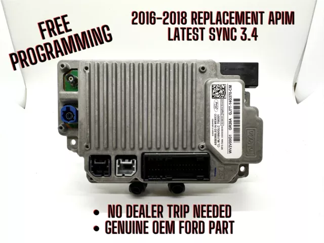 GENUINE OEM FORD SYNC 3 APIM VIN PROGRAMMED w/ Latest Sync 3.4 Software