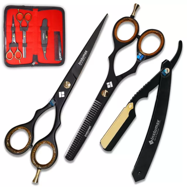 Professional Hair Cutting Thinning Scissors Barber Shears Hairdressing Salon Set