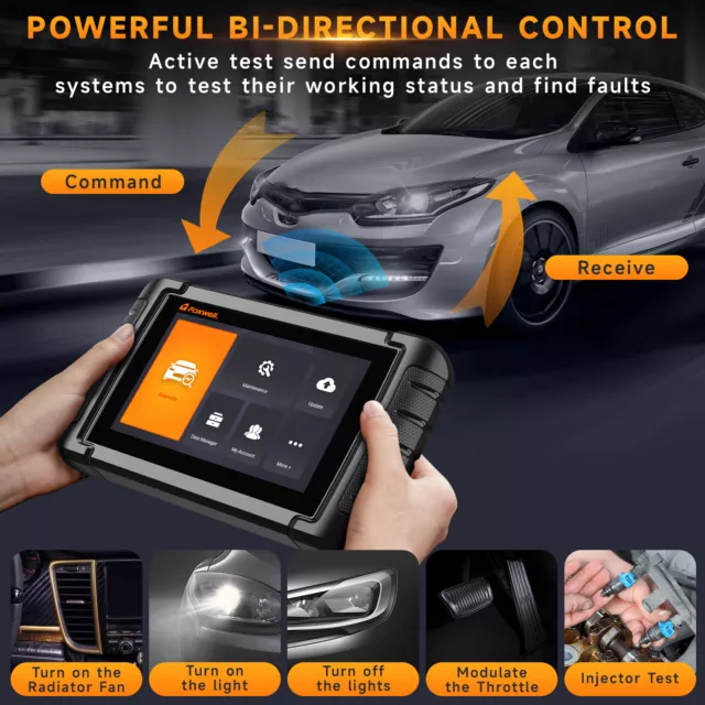 FOXWELL NT809BT Car Bidirectional Diagnostic Scanner All Systems Code Reader UK 2