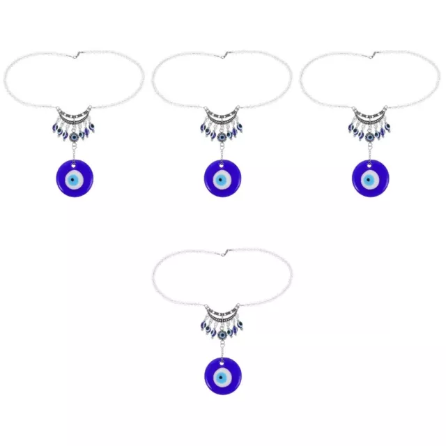 4 Stück böser Blick, Auto-Hängeornament, hängender böser Blick, Wanddekoration,