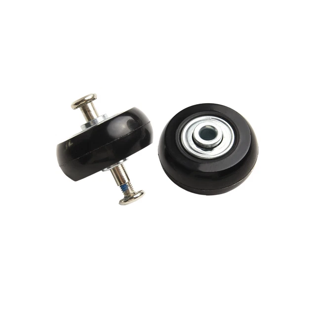 Kit De 8 Roues De Remplacement Pour Valises 53mm - Avec Axes, Vis, Clés | Réparation Valise, Roulement Silencieux