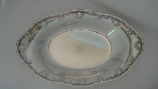 Estate Tiffany & Co Shell & Thread Sterling Silver Bread Tray, Circa 1911