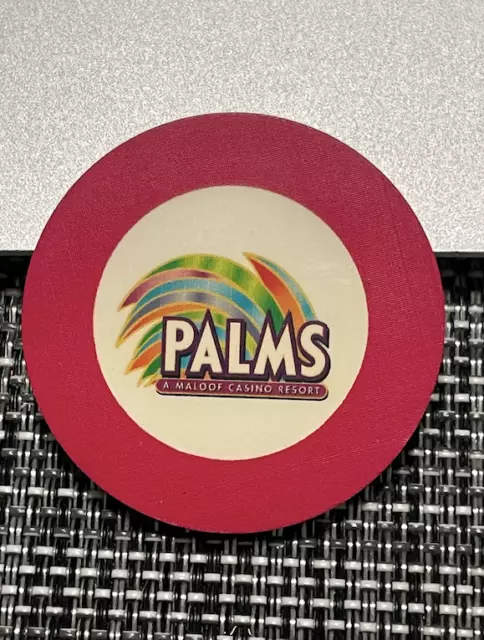 Palms Hotel Casino Ncv Poker Chip Las Vegas Nevada 2003 Chip Board Crest & Seal