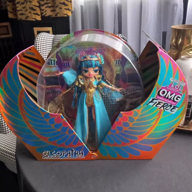 LOL Surprise! OMG Fierce Premium Collector Cleopatra Fashion Doll V. Rare NEW!