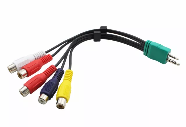 Cable adaptador AV de audio video para Samsung LED TV UE40D5520 DE40A DE46A DE55A