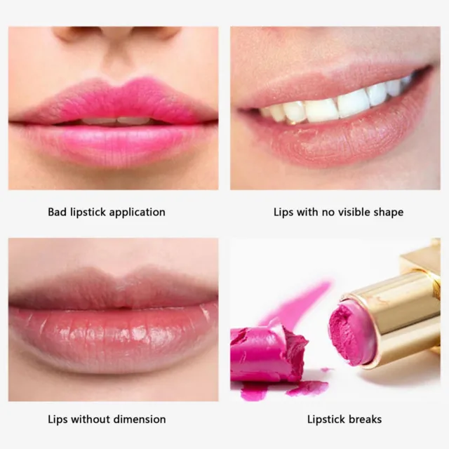 Portable Retractable Lip Brush Makeup Cosmetic Lipstick Brush for Travel. 2