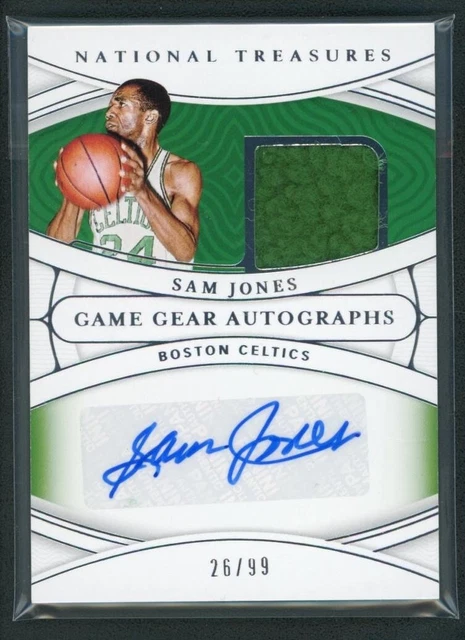 2021-22 Sam Jones 26/99 Auto Jersey Panini National Treasures Autographs