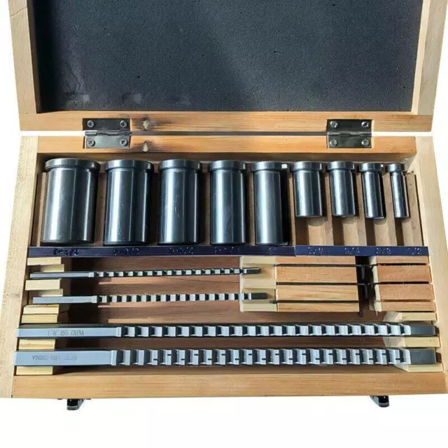 18pcs HSS Metric Keyway Broach Set 4/5/6/8mm Broaches 12-28 Cutting Broach T