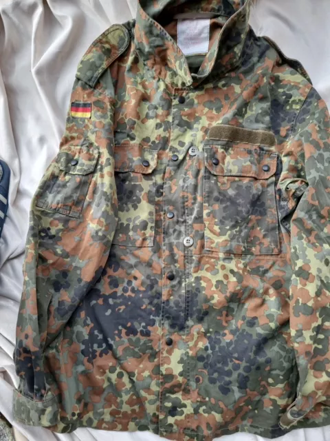 Feldbluse Bundeswehr   Grösse  11 Zivil 56 Guter Zustand Original Foto