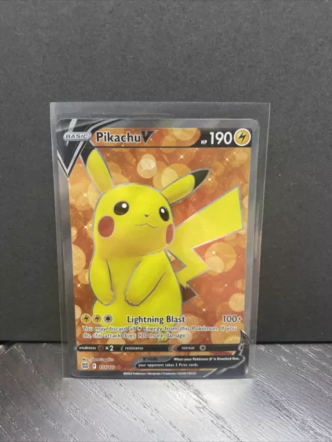 Pokémon TCG Pikachu V Sword & Shield: Brilliant Stars 157/172 Holo Ultra Rare